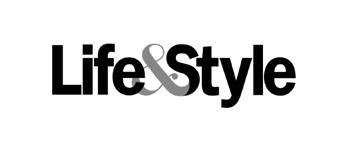 A white ampersand on top of a black background.